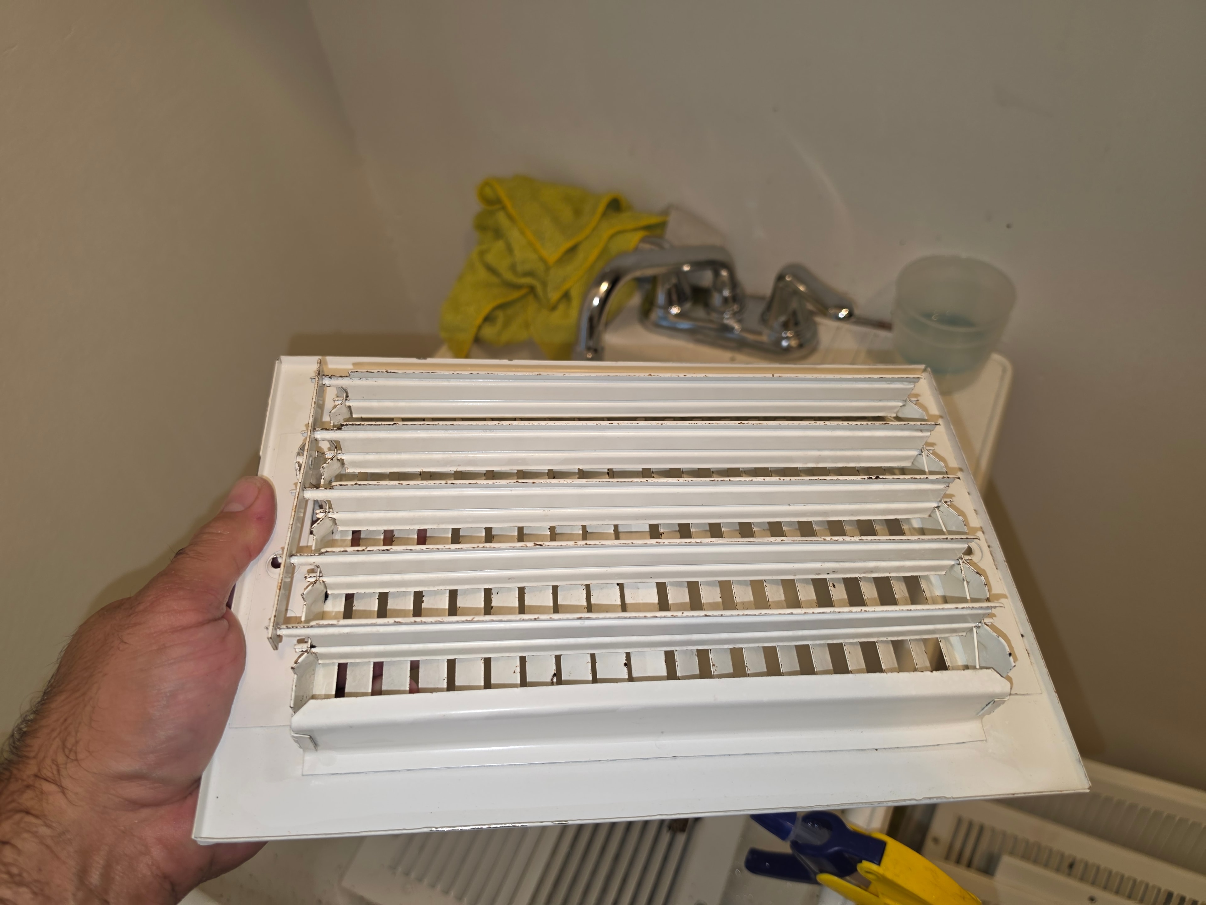Vent cover cleaned and restored after antimicrobial treatment — Lakewood NJ