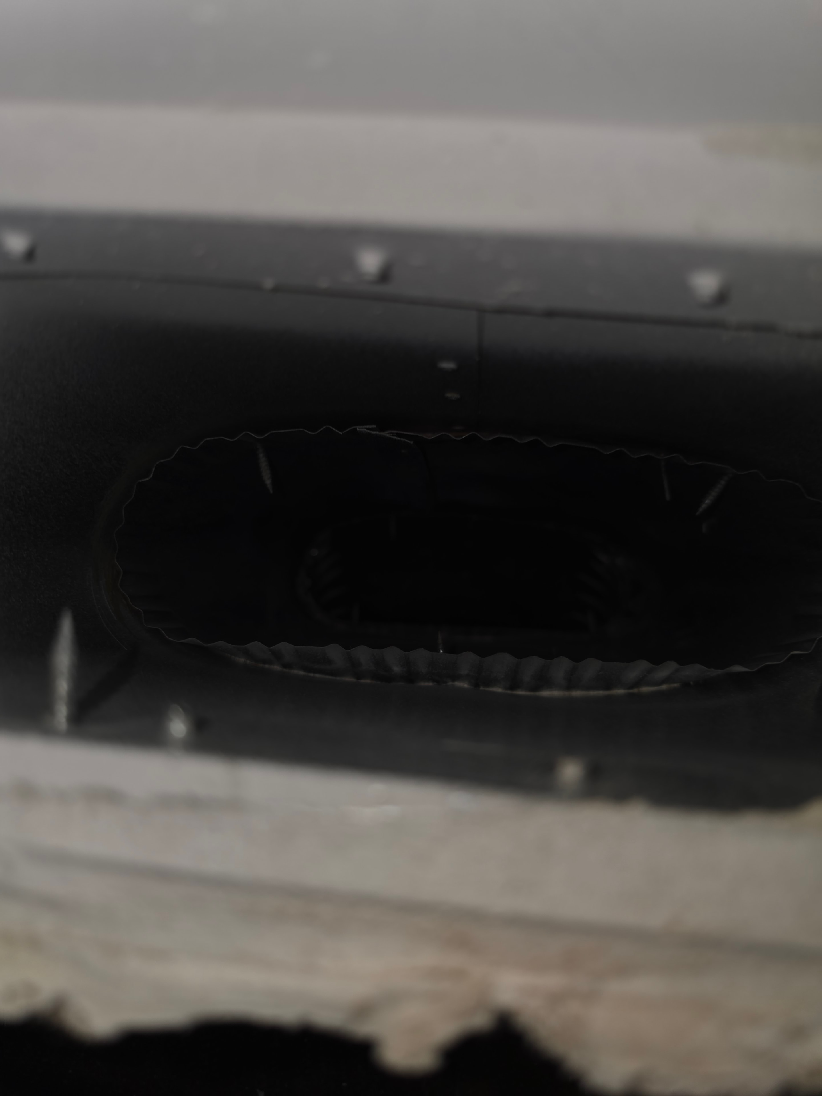 Flex duct collar cleaned after source removal — Lawrence Township NJ